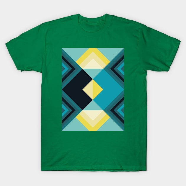 Abstract Geometric Design T-Shirt by Annelie